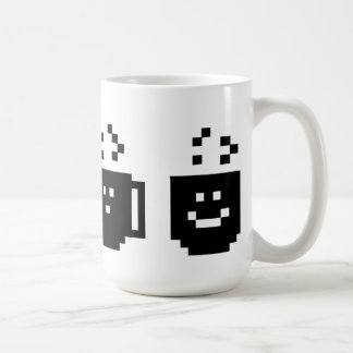 Pixels hebben ook cafeïne nodig koffiemok