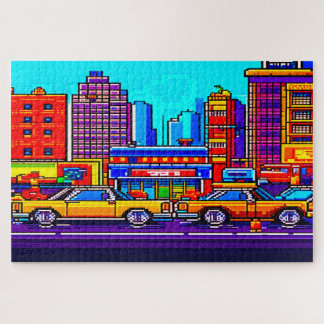 pixelstad legpuzzel