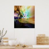 Pixelsymfonie Poster (Keuken)