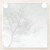 pixeltekenstructuur glazen onderzetter (Achterkant)