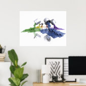 Pixelverf - poster (Thuiskantoor)