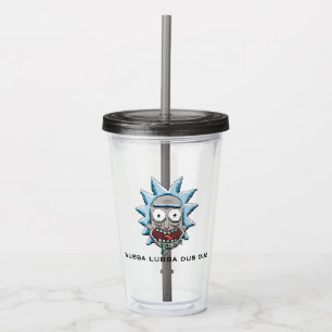 Pixelverse Rick Drooling Head Acryl Drinkbeker