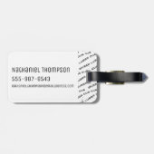 Pixelverse Rick Drooling Head Bagagelabel (Achterkant horizontaal)