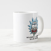 Pixelverse Rick Drooling Head Extra Grote Beker (Voorkant rechts)