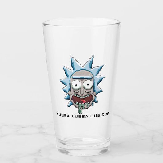 Pixelverse Rick Drooling Head Glas (Voorkant)
