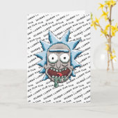 Pixelverse Rick Drooling Head Kaart (Gele Bloem)