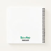 Pixelverse Rick Drooling Head Notitieboek (Achterkant)