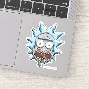 Pixelverse Rick Drooling Head Sticker