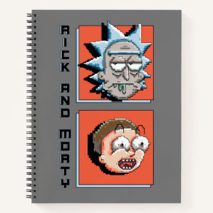 Pixelverse Rick en kleurenscherm Notitieboek