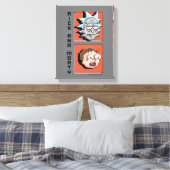 Pixelverse Rick en Morty Panel Graphic Canvas Afdruk (Insitu (Slaapkamer))