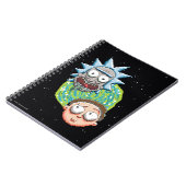 Pixelverse Rick en Morty Portal Grafisch Notitieboek (Linkerzijde)