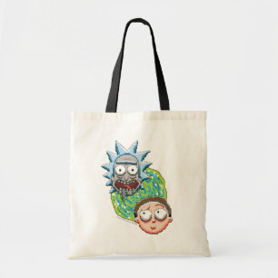 Pixelverse Rick en Morty Portal Grafisch Tote Bag