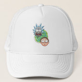 Pixelverse Rick en Morty Portal Grafisch Trucker Pet (Voorkant)