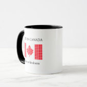 Pixelvlag van Canada Mok (Voorkant links)
