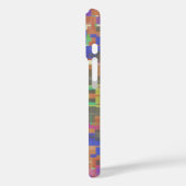 Pixelvormige patronen voorbij de kleuren van de re Case-Mate iPhone case (Achterkant / Links)