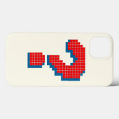 Pixelvormige vraagteken - Retro Gaming Art Case-Mate iPhone Case (Achterkant (horizontaal))