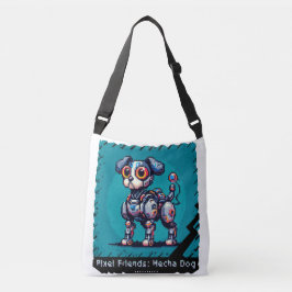 Pixelvrienden: Mecha Dog (Robot Dog) Crossbody Tas