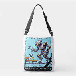 Pixelvrienden: Mecha Dog (Robot Dog) Crossbody Tas