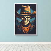 Pixerstick Sticker Kunst – Modern huis & Kantoor D Canvas Afdruk (Insitu (Houten vloer))