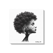 Pixerstick Sticker Kunst van veerkracht en gratie