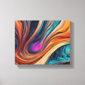 Pixerstick Sticker met gemengde kleur ontwerp Canvas Afdruk (Voorkant)