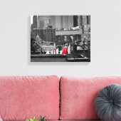 Pixerstick Sticker: waslijn Canvas Afdruk (Insitu (Woonkamer))