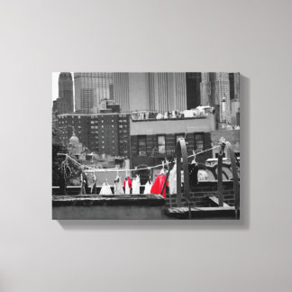 Pixerstick Sticker: waslijn Canvas Afdruk