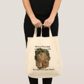 Pixie bob kat loopt. tote bag (Voorkant (product))