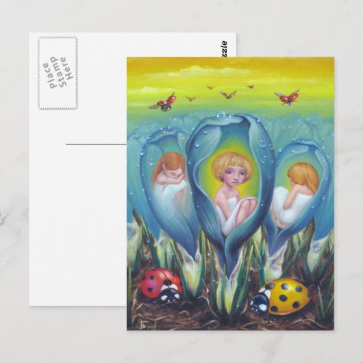 Pixie Boerderij Briefkaart (Voorkant / Achterkant)