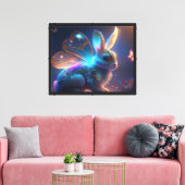Pixie Bunny Canvas Afdruk (Insitu (Woonkamer))