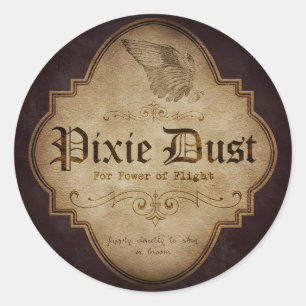 Pixie Dust Apothecary Ronde Sticker