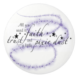 Pixie Dust Fairy Bedroom Keramische Knop