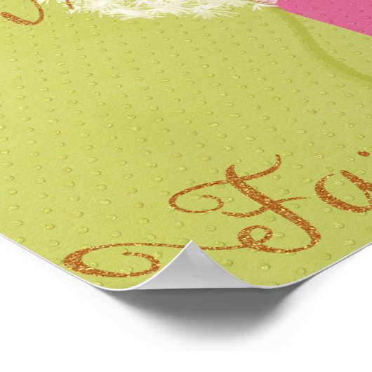 Pixie Dust & Fairy Magic Poster (Hoek)