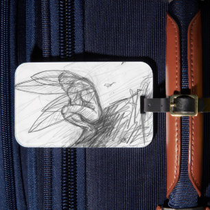 Pixie Dust in de wind Bagagelabel