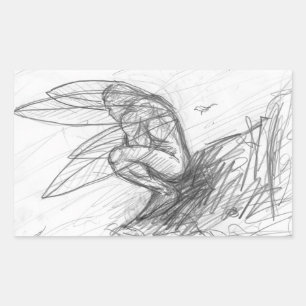 Pixie Dust in de wind Rechthoekige Sticker