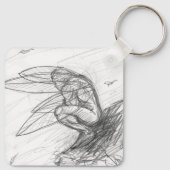 Pixie Dust in the Wind Sleutelhanger (Achterkant)