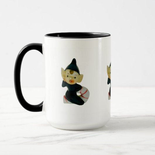 Pixie Elf Kerstmis Koffie Mok (Links)