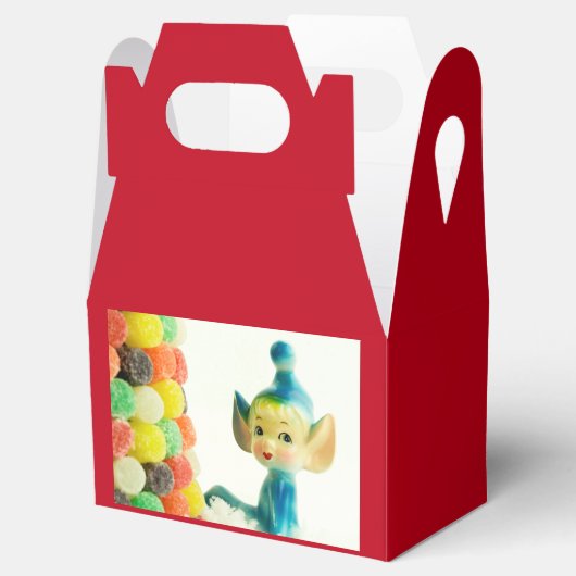 Pixie Elves Holly en Belle voor Kerstmis Bedankdoosjes (Geopend)