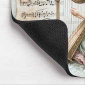 Pixie Fairy speelt een harp Muismat (Hoek)