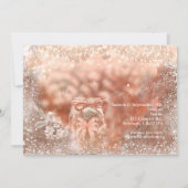 Pixie Fairy Wings Sparkle Mason Jar Invitation Kaart (Achterkant)