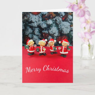 Pixie Magic Christmas Noel Mid-Century Elf Kaart