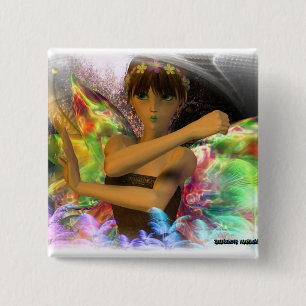 Pixie Model versie 2 Vierkante Button 5,1 Cm