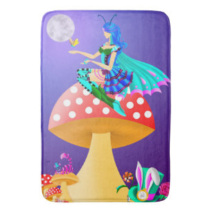Pixie op Paddenstoel Badmat
