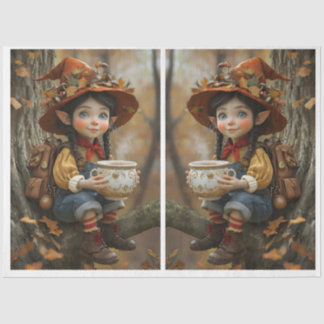 Pixie Oranje Pet Mirror Tissue Paper Tissuepapier