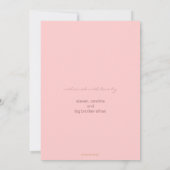 Pixie Pink Polka Dot Baby Girl Foto aankondiging (Achterkant)