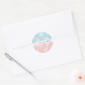 Pixie Polka Dot Twin Jongen & Meisje Baby Sticker (Envelop)