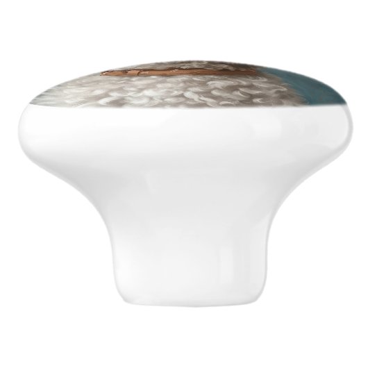 Pixie Poodle Keramische Pull Keramische Knop (Zijkant)