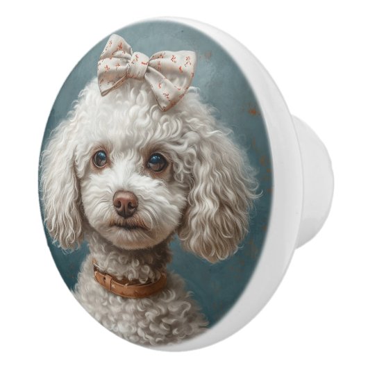 Pixie Poodle Keramische Pull Keramische Knop (Rechts)