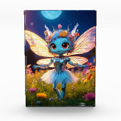 Pixie Robot Ballerina Dansen in de Wildflowers Fotoblokken (Voorkant)