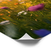 Pixie Robot Ballerina Dansen in de Wildflowers Perfect Poster (Hoek)